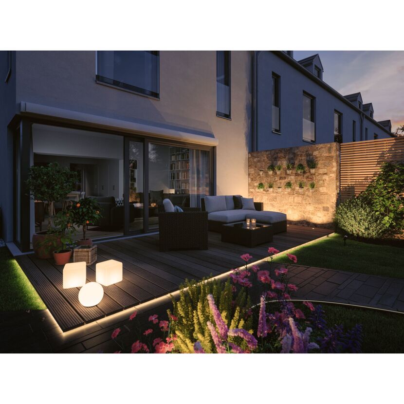 Outdoor LED-Strip 'Plug & Shine Smooth RGBW+' 2 m 11 W weiß