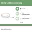 Outdoor LED-Strip 'Plug & Shine Smooth Warmweiß' 2 m 12 W weiß
