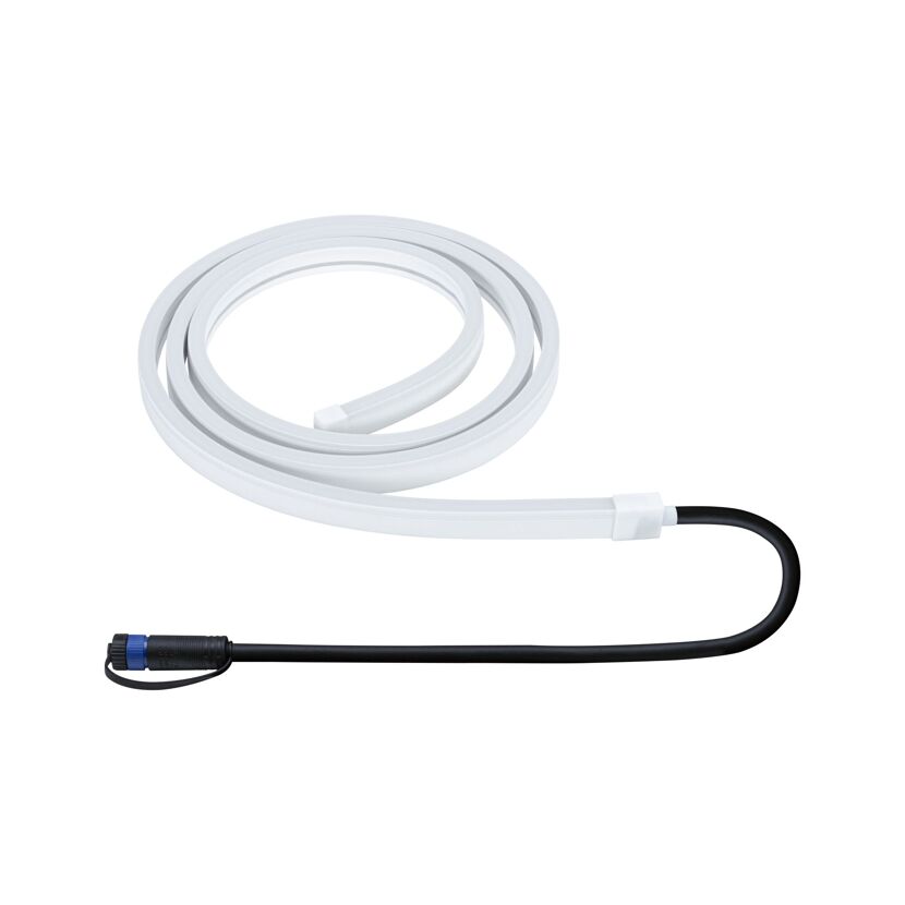 Outdoor LED-Strip 'Plug & Shine Smooth Warmweiß' 2 m 12 W weiß