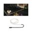 Plug & Shine Stripe Smooth 2m LED-Strip beleuchtet eine Terrasse