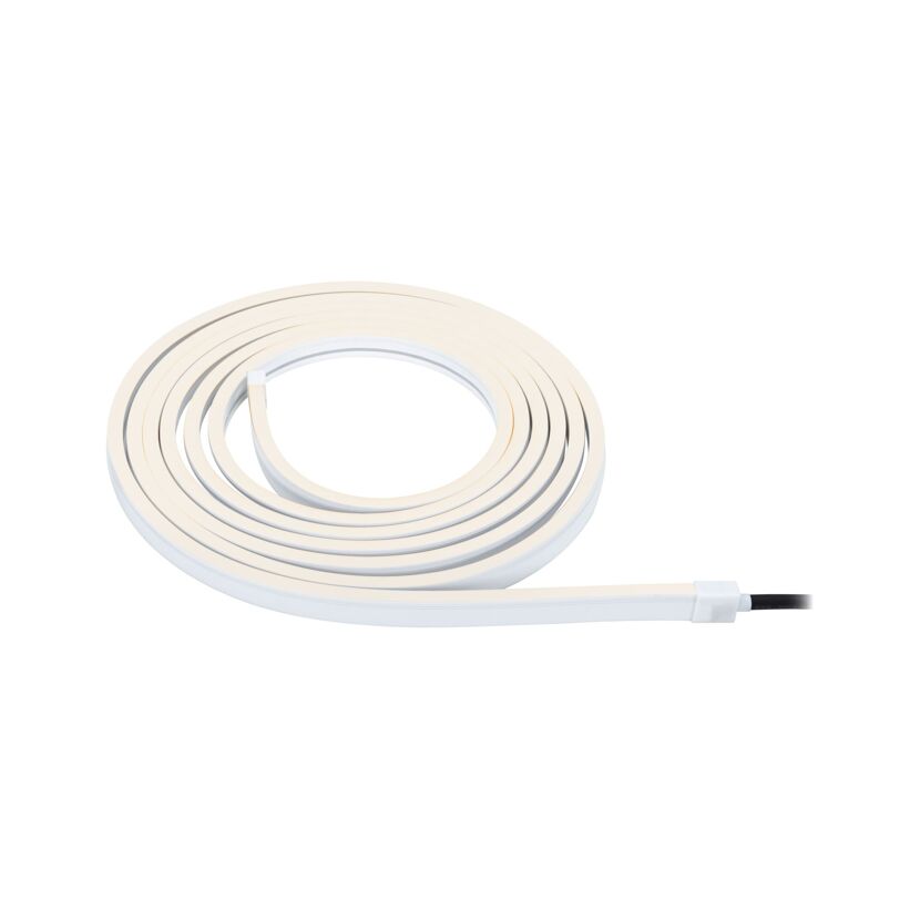 Outdoor LED-Strip 'Plug & Shine Smooth Warmweiß' 5 m 11 W weiß