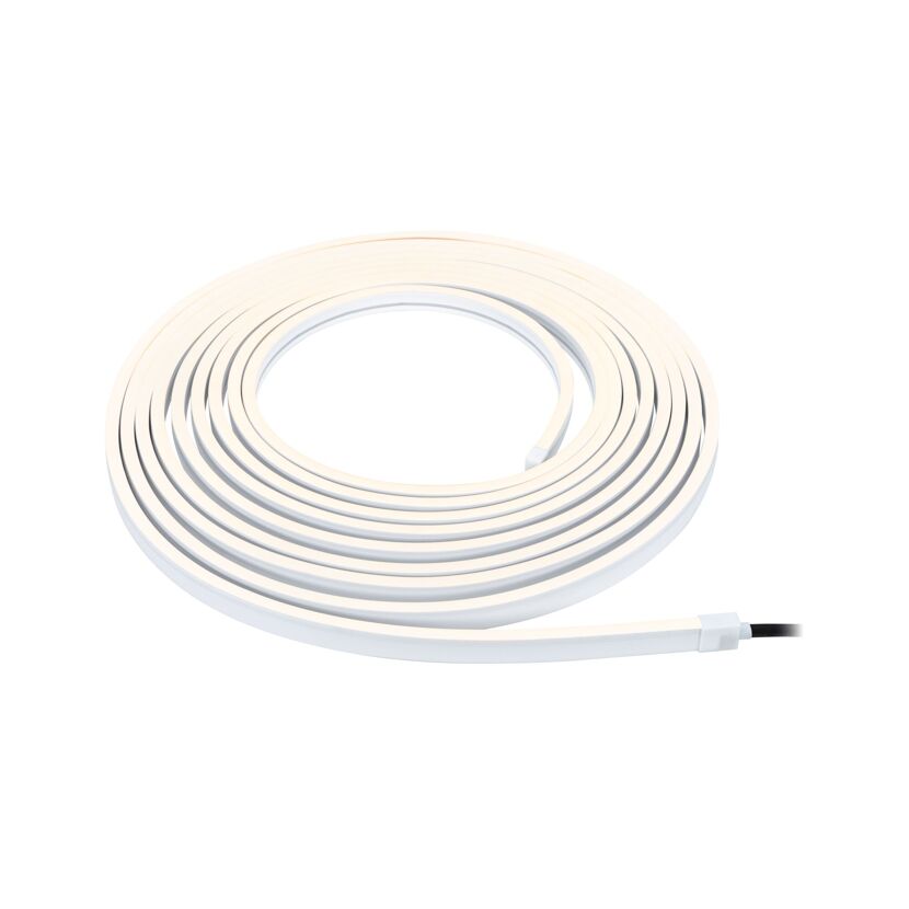 Outdoor LED-Strip 'Plug & Shine Smooth Warmweiß' 10 m 46 W weiß