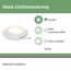 Outdoor LED-Strip 'Plug & Shine Smooth Warmweiß' 10 m 46 W weiß