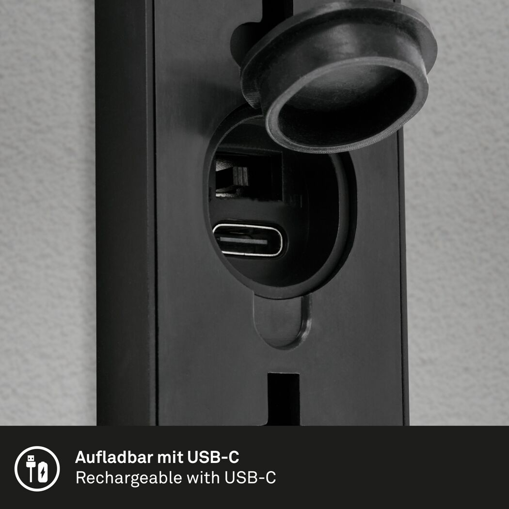 LED-Außenwandleuchte 'Lima' mit Bewegungssensor 700 lm warmweiß IP 44 7 x 15,5 x 8,5 cm