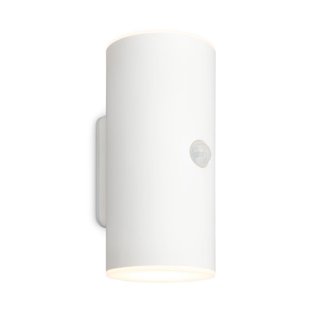 LED-Außenwandleuchte 'Lima' mit Bewegungssensor 700 lm warmweiß IP 44 7 x 15,5 x 8,5 cm