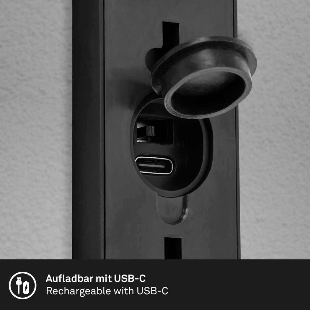 LED-Außenwandleuchte 'Kona' mit Bewegungssensor 700 lm warmweiß IP 44 6,5 x 15,5 x 8,5 cm
