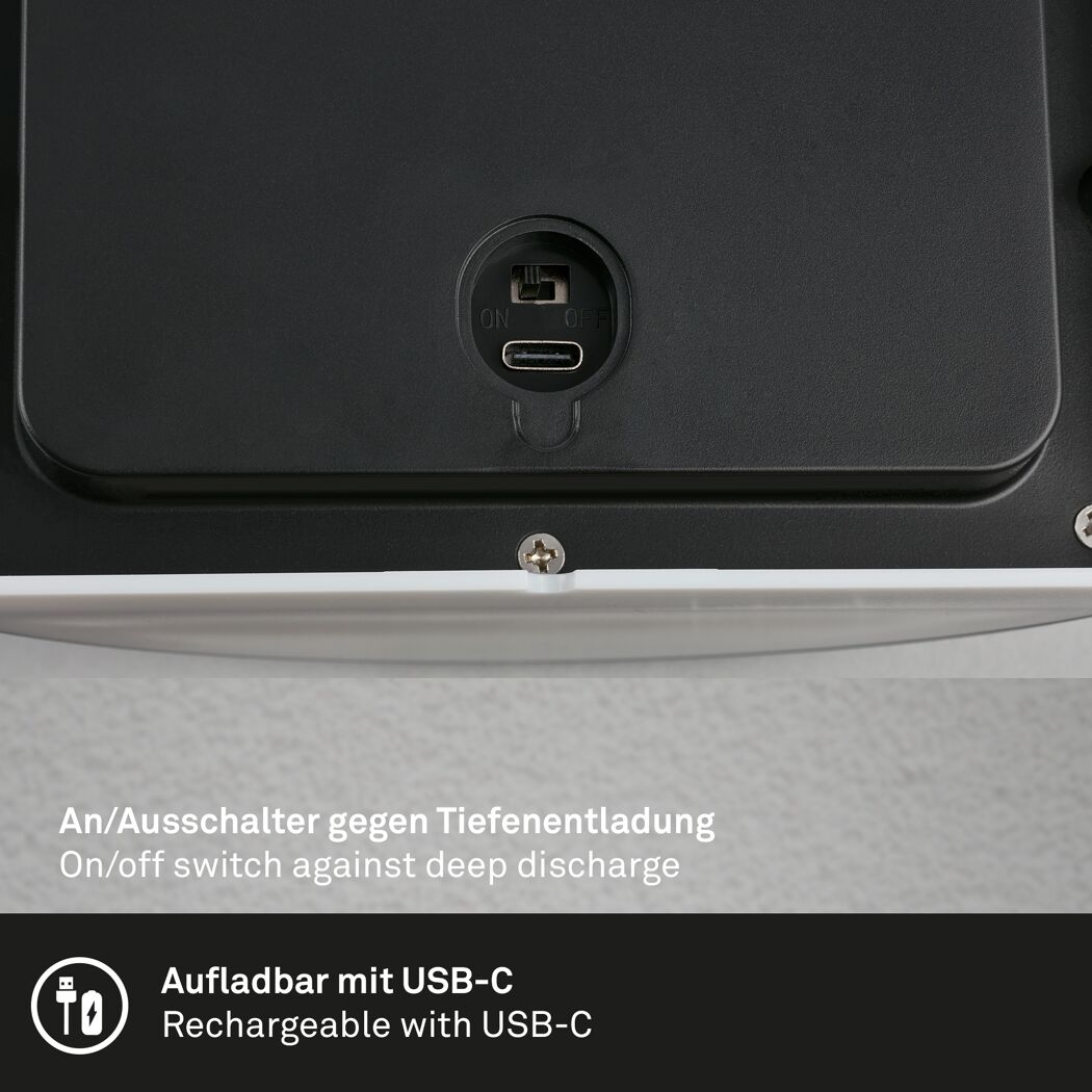 LED-Außenwandleuchte 'Fora' mit Bewegungssensor 700 lm warmweiß IP 44 15 x 18 x 7 cm