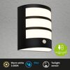 LED-Außenwandleuchte 'Fora' mit Bewegungssensor 700 lm warmweiß IP 44 15 x 18 x 7 cm
