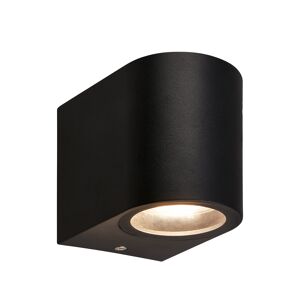 Außenwandleuchte schwarz 7 x 9 x 8 cm
