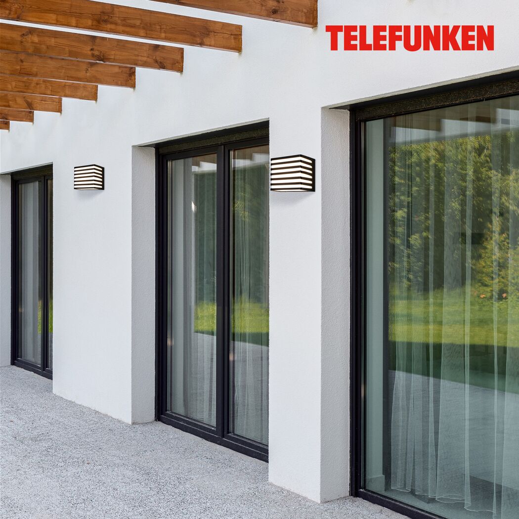 LED-Außenwandleuchte 1000 lm warmweiß IP 54 11 x 11 x 11 cm