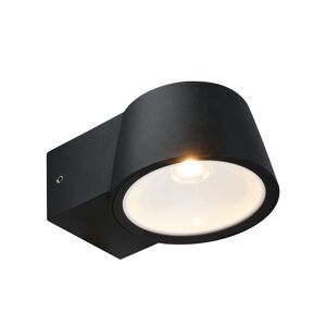 LED-Außenwandleuchte schwarz 13 x 5,5 x 9,5 cm