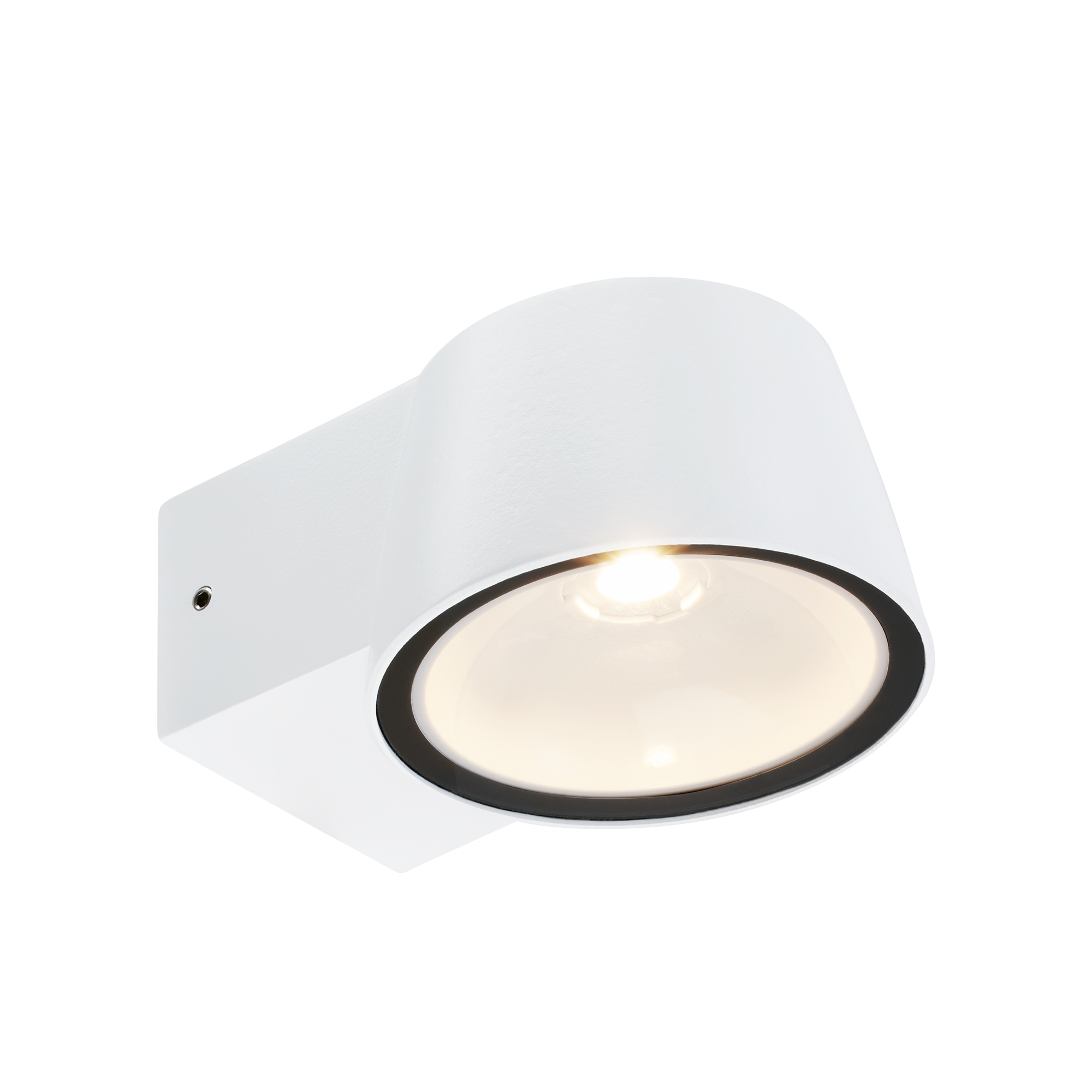 LED-Außenwandleuchte mattweiß 9,5 x 5,5 x 13 cm