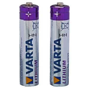 Batterien Lithium AAA 2 Stück