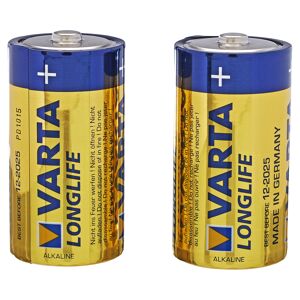 Batterien "Longlife" C Alkaline 2 Stück