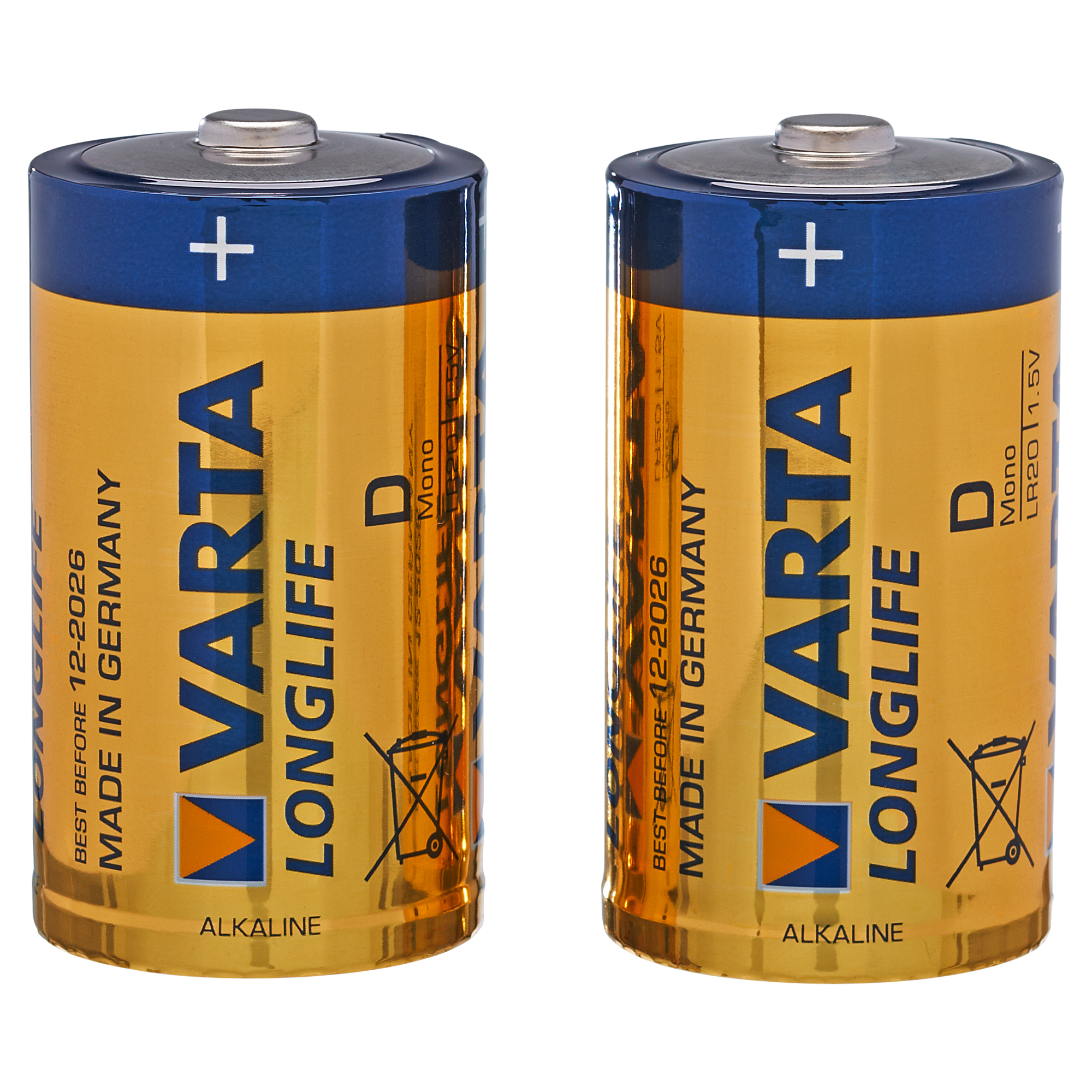 Batterien "Longlife" D Alkaline 2 Stück + product picture