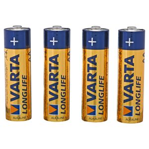 Batterien "Longlife" AA Alkaline 4 Stück