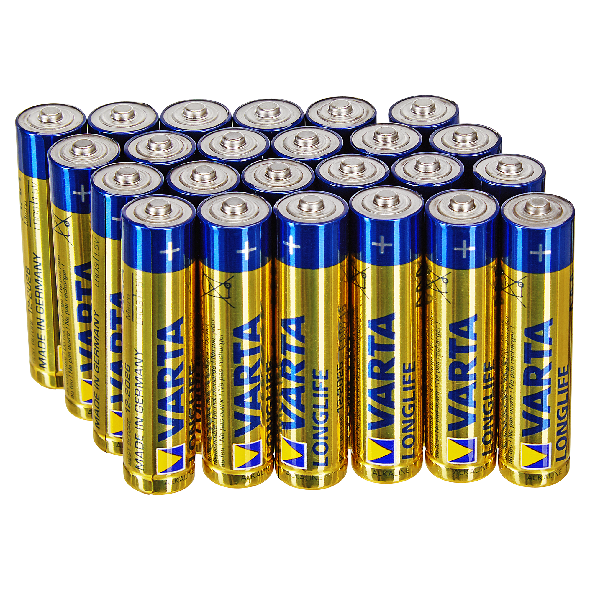 Mikrobatterien (AAA) 1 5 V 24 Stück