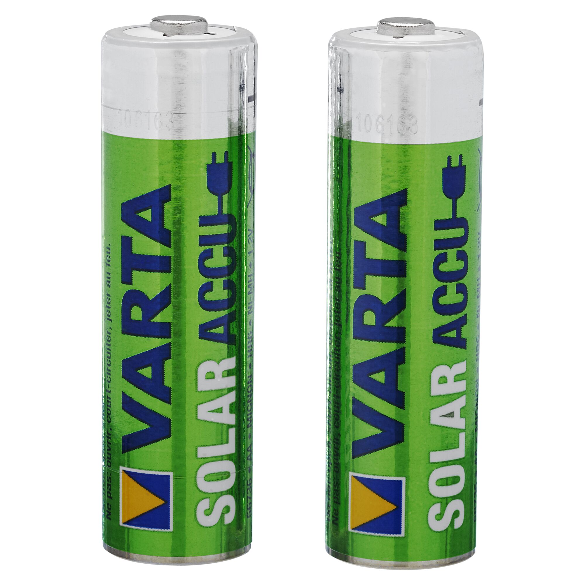 Zwei VARTA Solar Accu Batterien