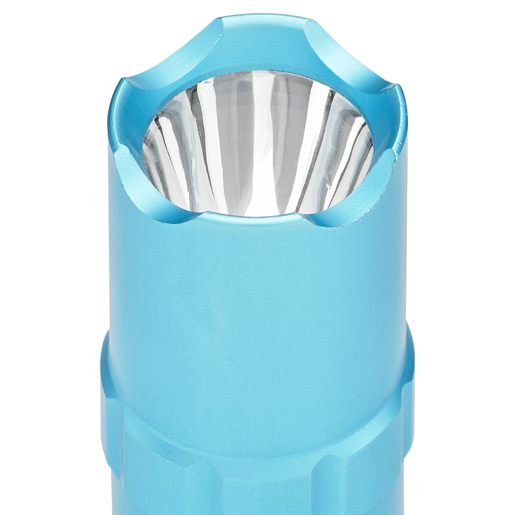 Blaue LED-Taschenlampe