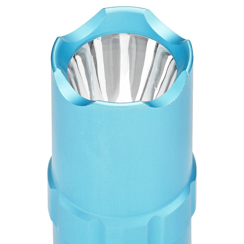 Blaue LED-Taschenlampe
