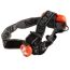 LED-Stirnlampe mit grau-schwarzem Kopfband
