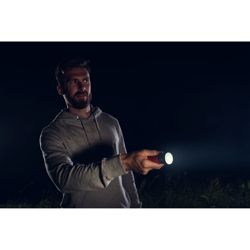 LED-Taschenlampe 'Outdoor Sports F10' rot 250 lm