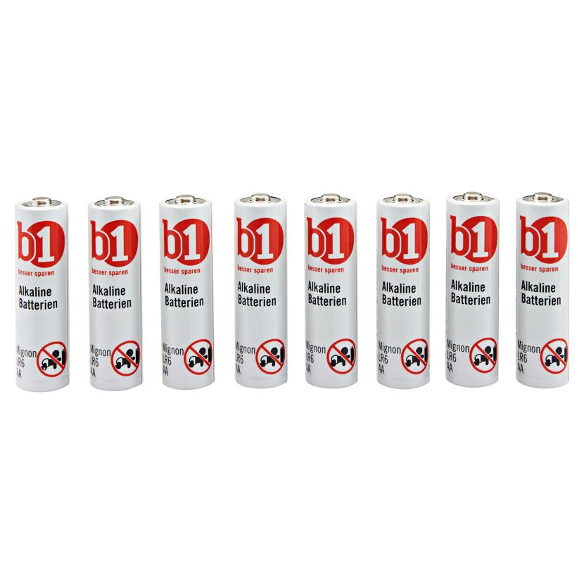 Mignon-Batterien LR6 AA 1,5 V, 8 Stück