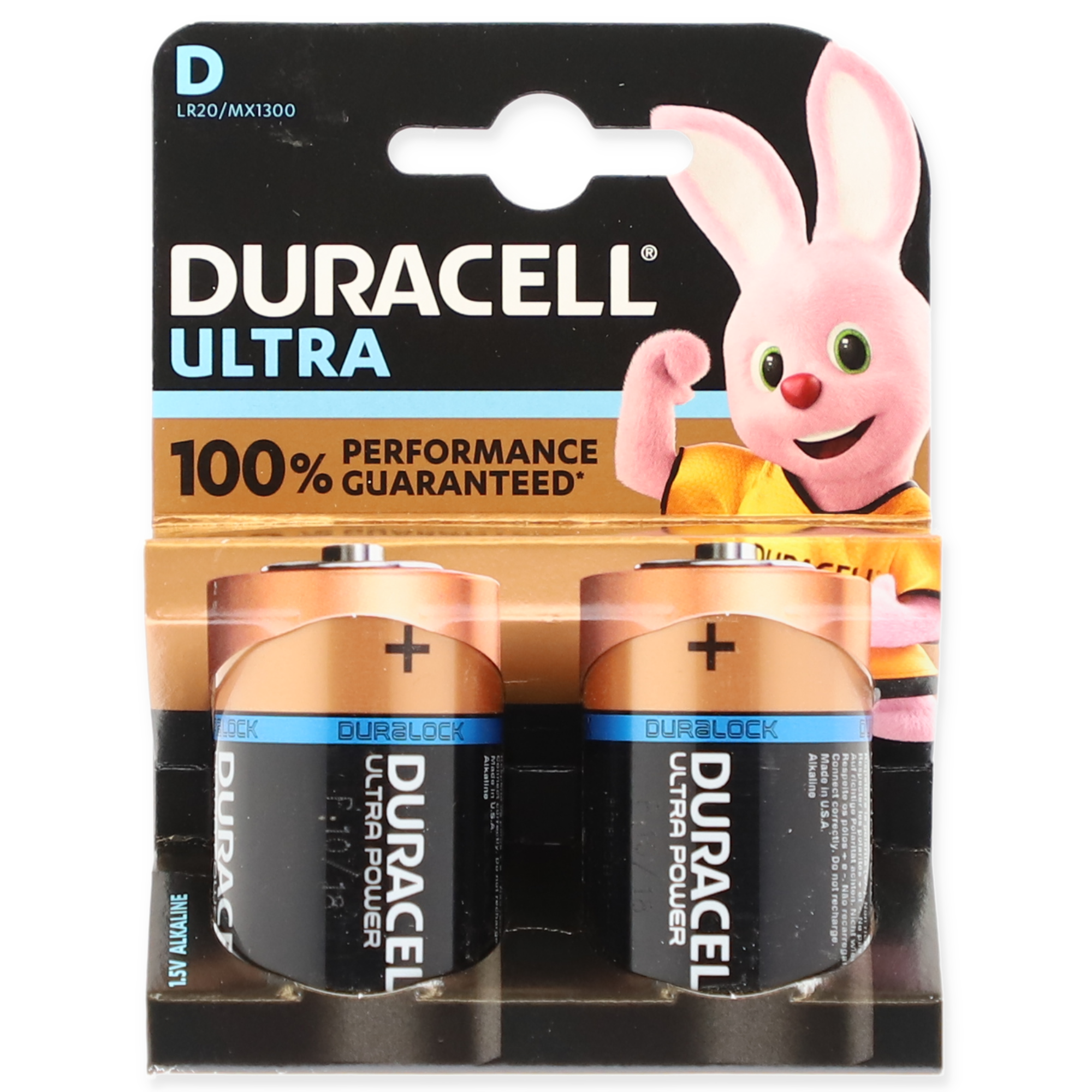 Mono-Batterien 'Ultra' LR20 D 1,5 V, 2 Stück + product picture