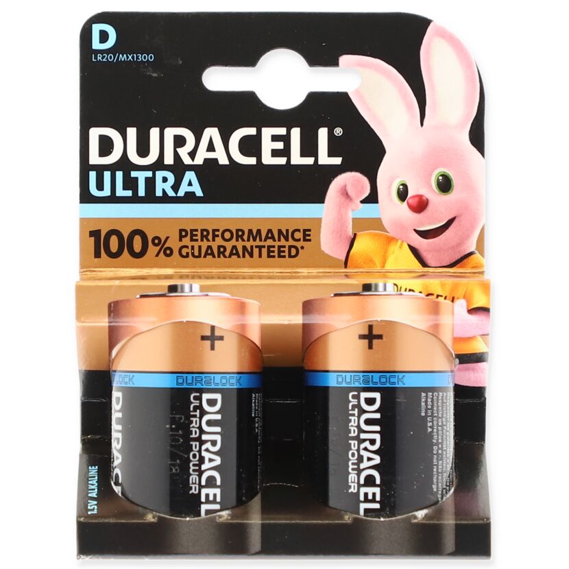 Mono-Batterien 'Ultra' LR20 D 1,5 V, 2 Stück