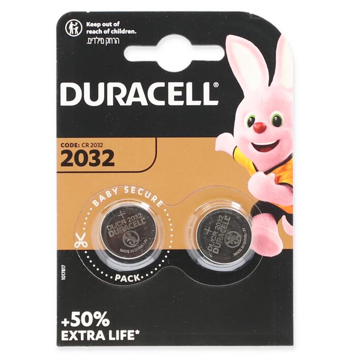 Duracell knopfzellen cr2032 3 v 2 st ck