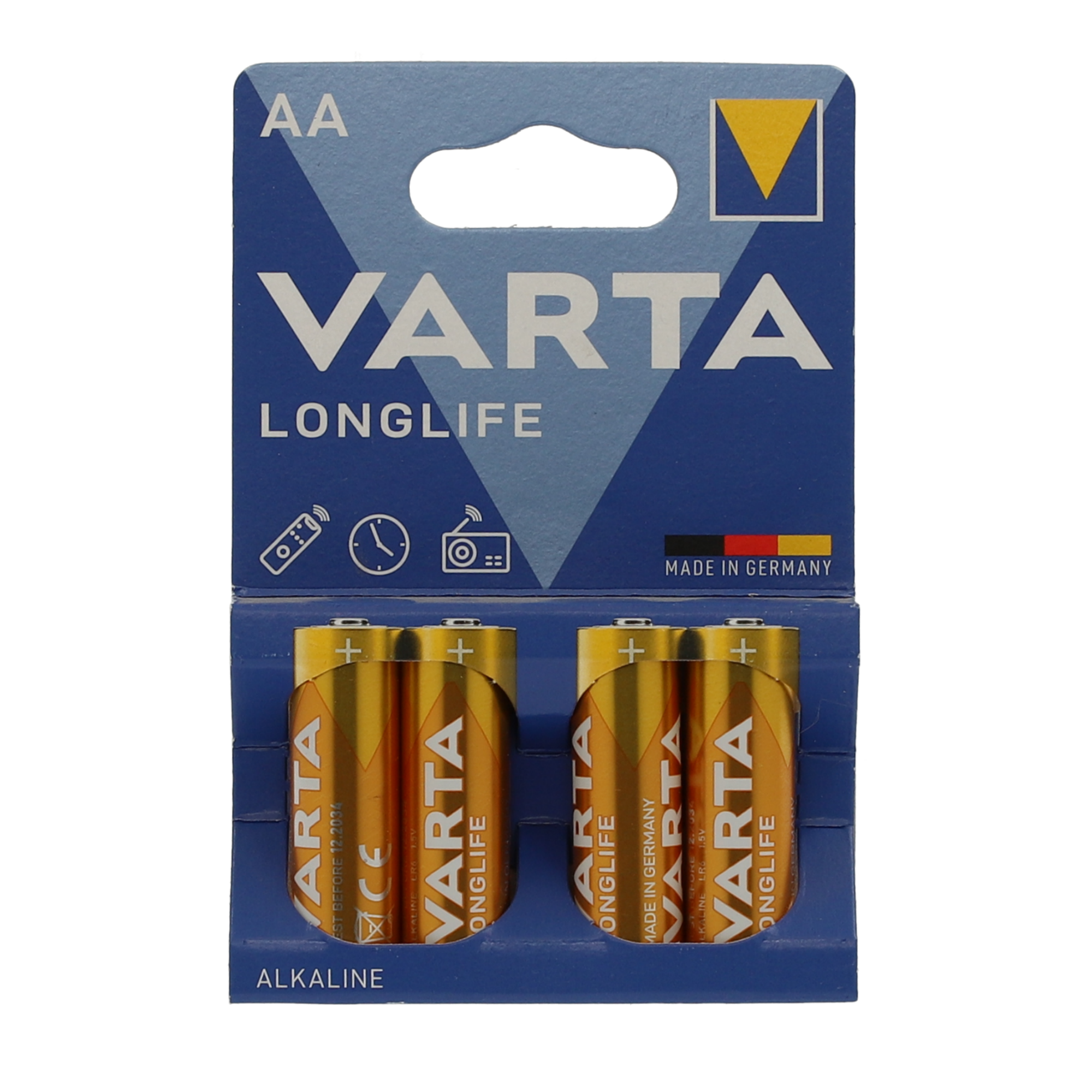 Batterie Longlife 1,5 V AA LR6 4 Stück