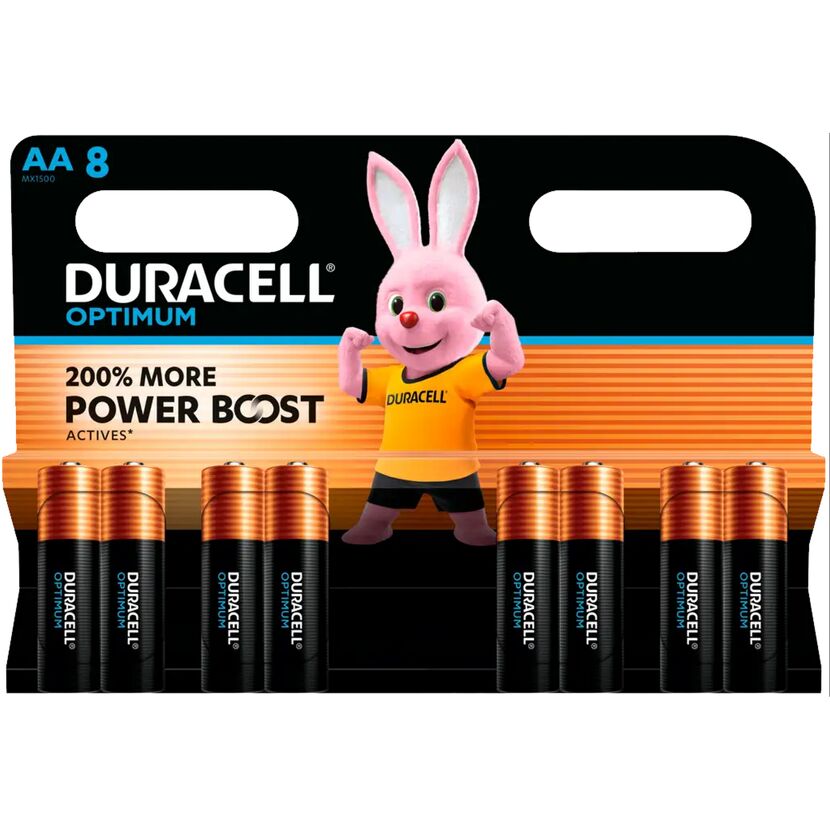 Batterie 'Optimum' 1,5 V AA LR6 8 Stück
