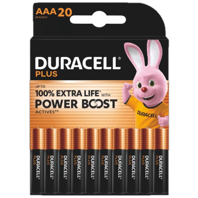 Batterien 'Plus' AAA 20 Stück