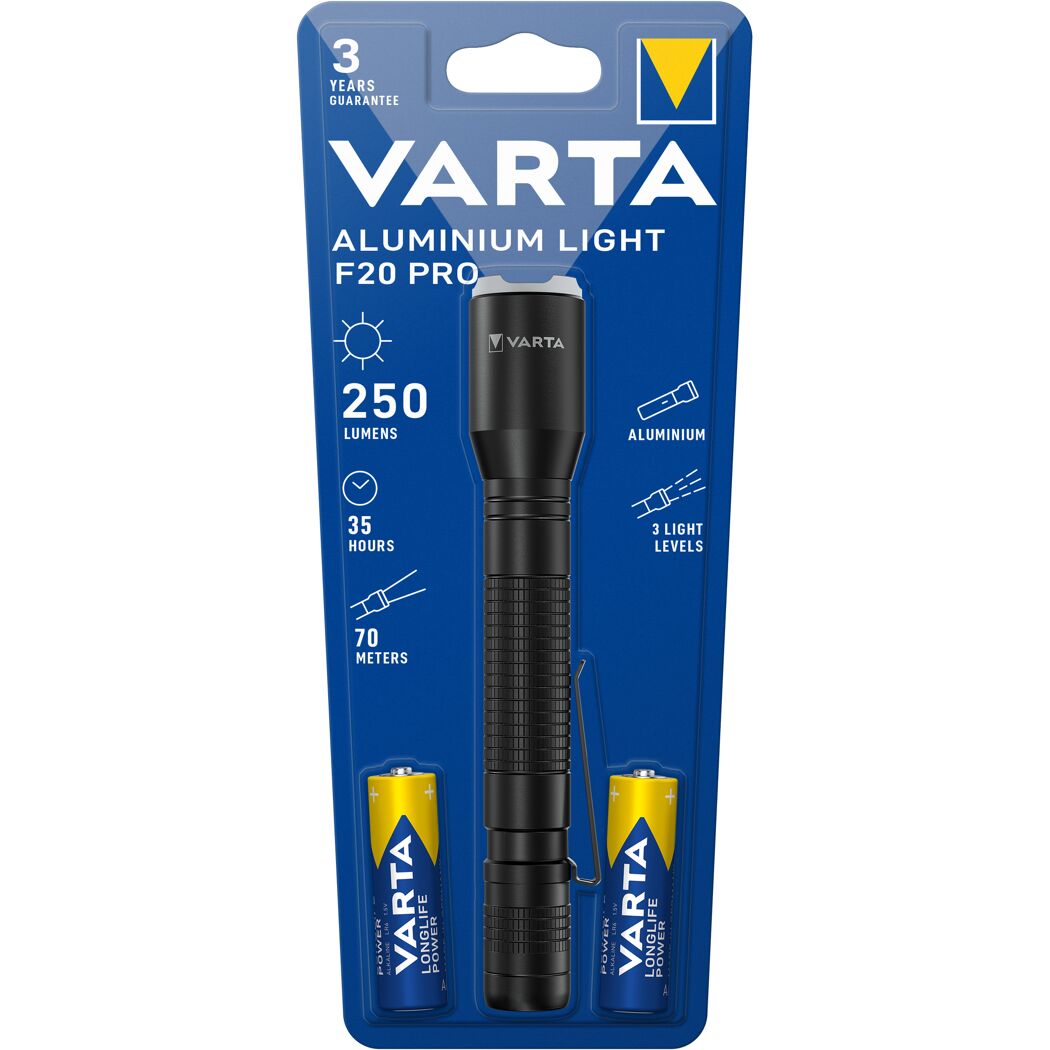 LED-Taschenlampe 'Light F20 Pro' 250 lm Ø 2,62 x 16,4 cm