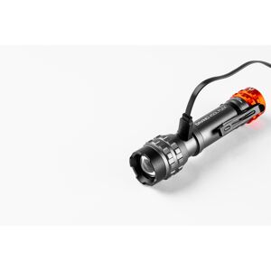 Akku-LED-Taschenlampe 'Davinici 450L Flex' silbergrau 450 lm, 6-fach Zoom