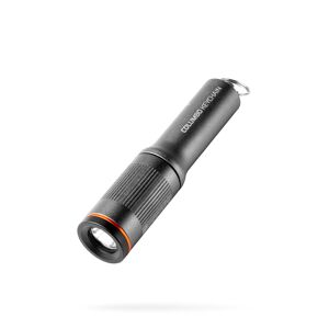 Mini-LED-Taschenlampe 'Columbo Keychain' silbergrau 100 lm, Schlüsselring