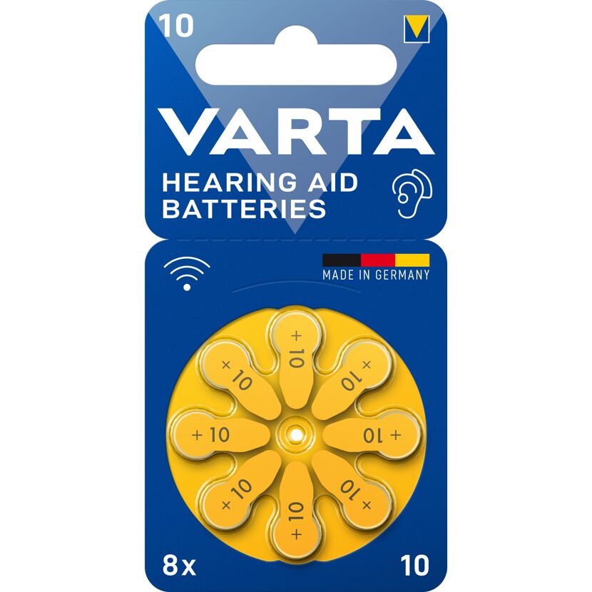 Varta Hörgerätebatterien Größe 10, 8er Pack