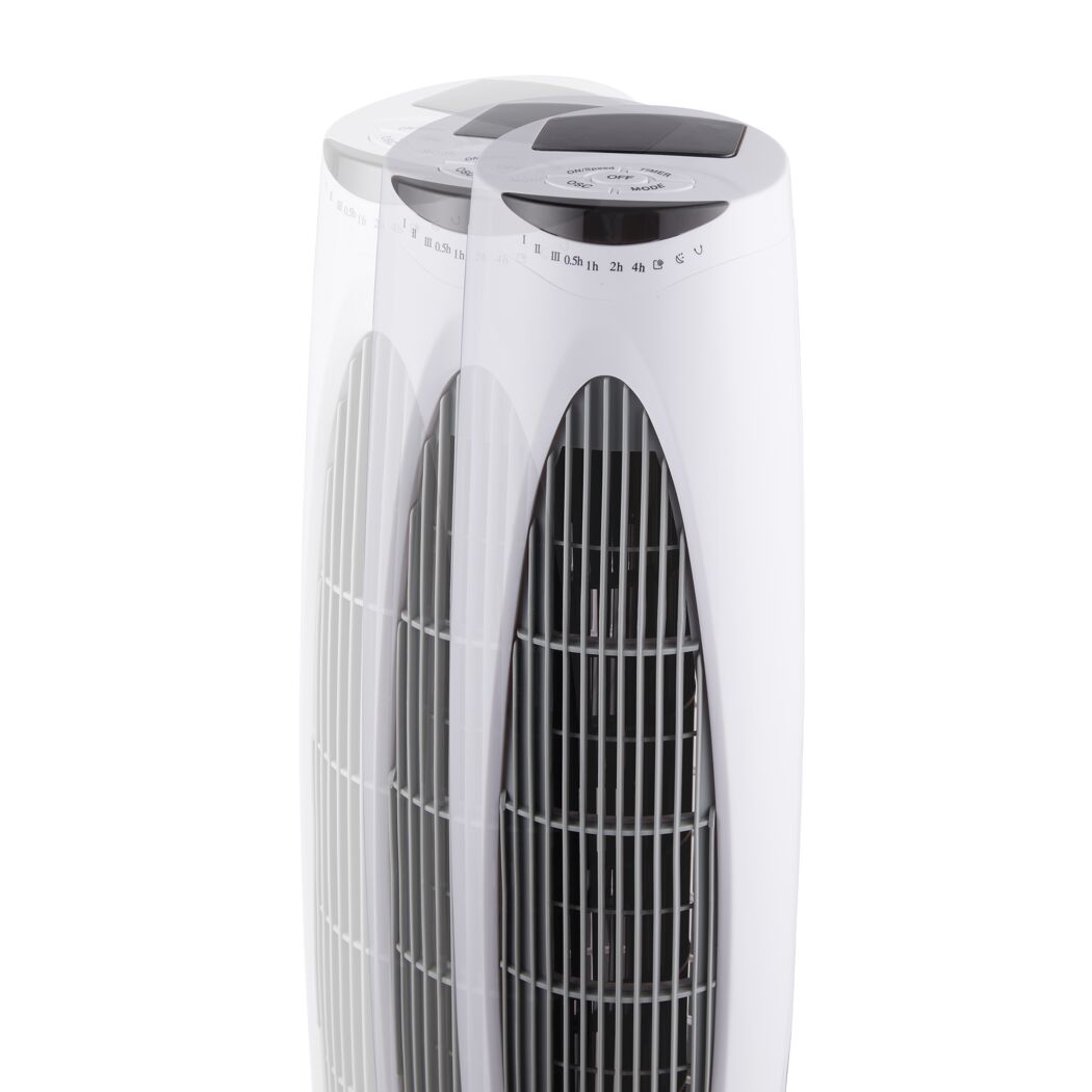 Turmventilator 'Power' weiß 98 cm