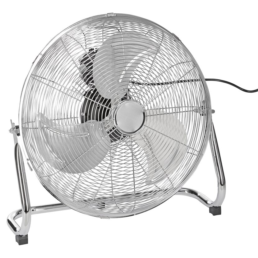 Chromfarbener Ventilator