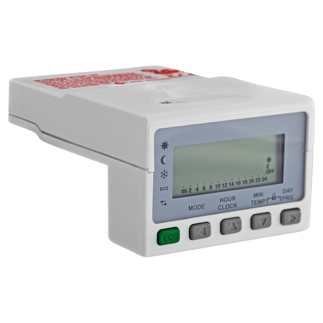 Digitaler Thermostat mit Display und Tasten