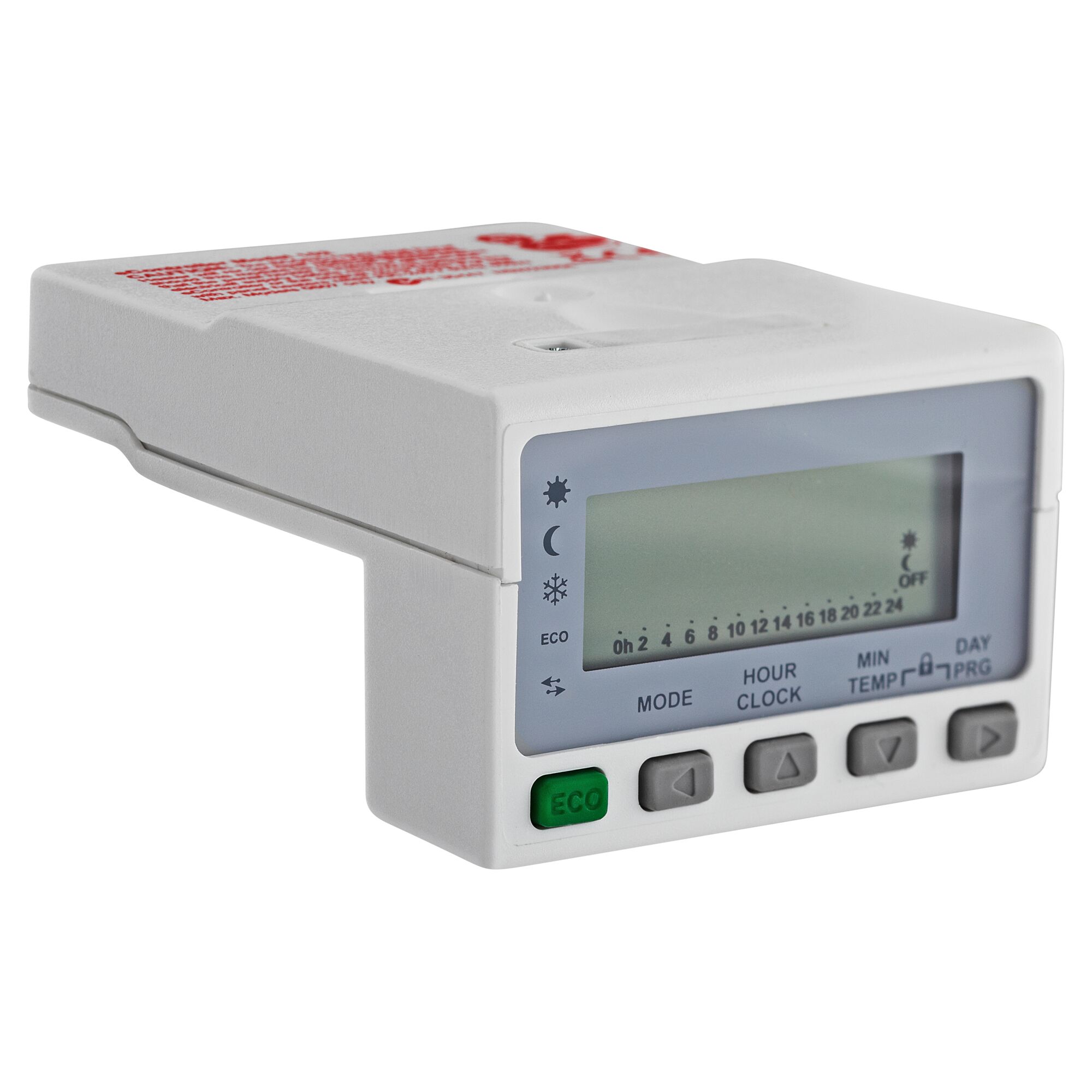 Digitaler Thermostat mit Display und Tasten