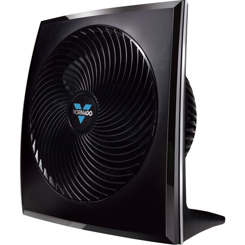 Schwarzer Vornado Bodenventilator