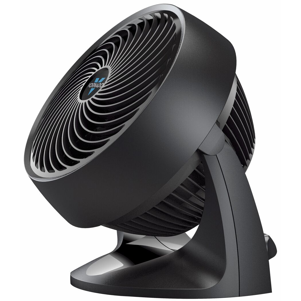 Schwarzer Vornado Bodenventilator 633