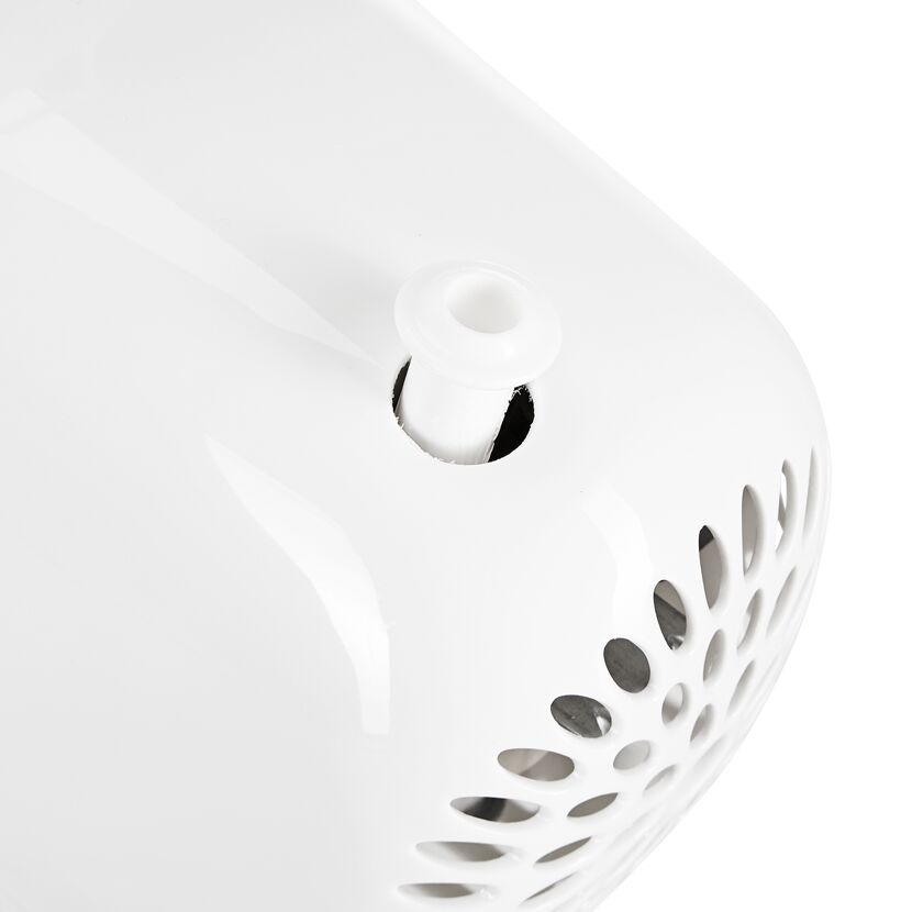 Weißer Standventilator, Nahaufnahme