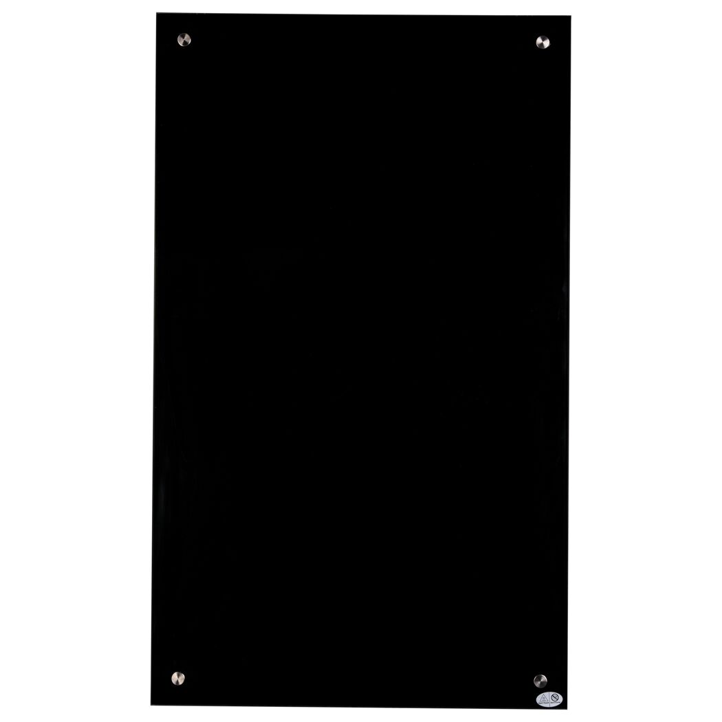 Schwarze Glasheizung