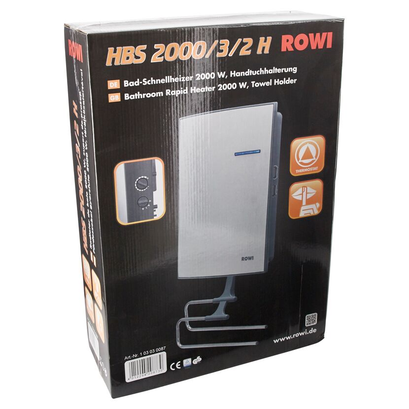 ROWI HBS 2000/3/2 Bad-Schnellheizer 2000 W