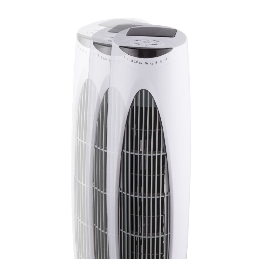 Turmventilator weiß 98 cm