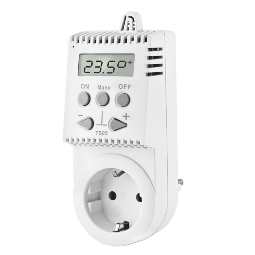 Digitaler Steckdosenthermostat TS05 weiß