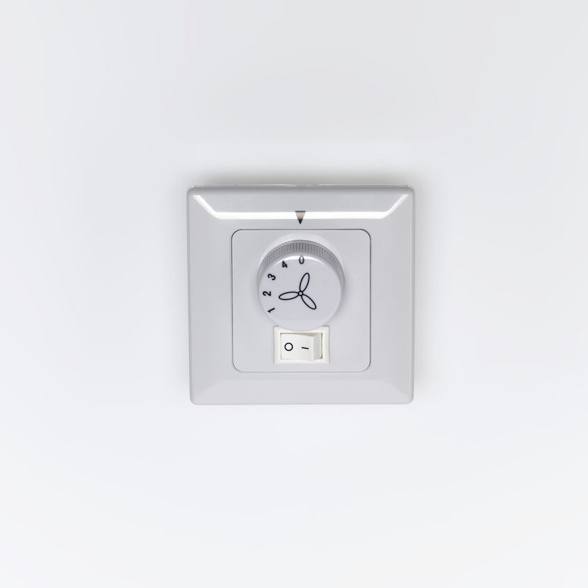 Wandschalter für Deckenventilatoren weiß