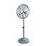 Chromfarbener Standventilator